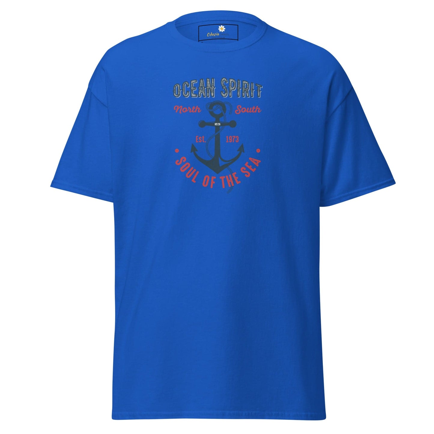 Unisex classic t-shirt - SEALIFE OCEAN SPIRIT SOUL OF SEA - REGULAR - Royal / S