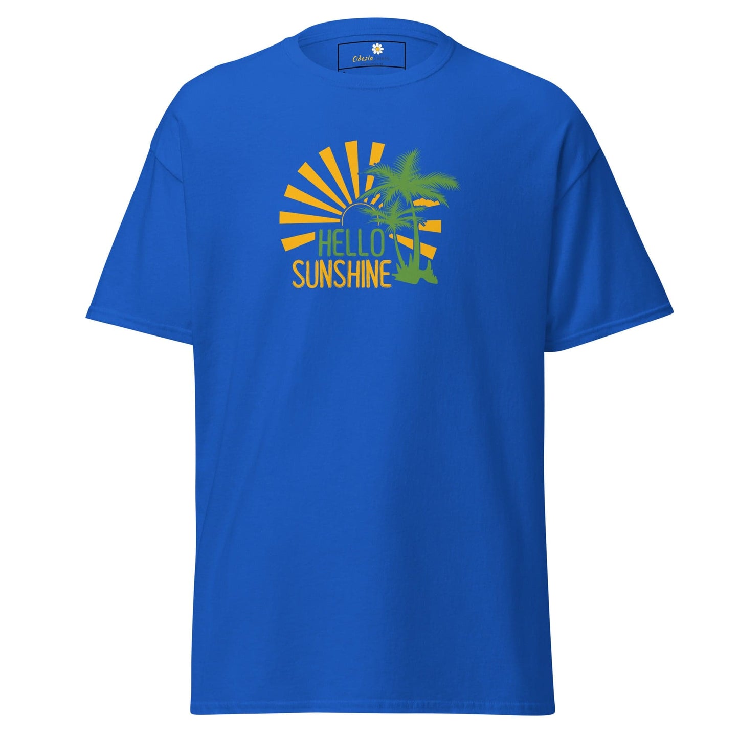 Unisex classic t-shirt - SUMMER HELLO SUNSHINE - REGULAR - Royal / S