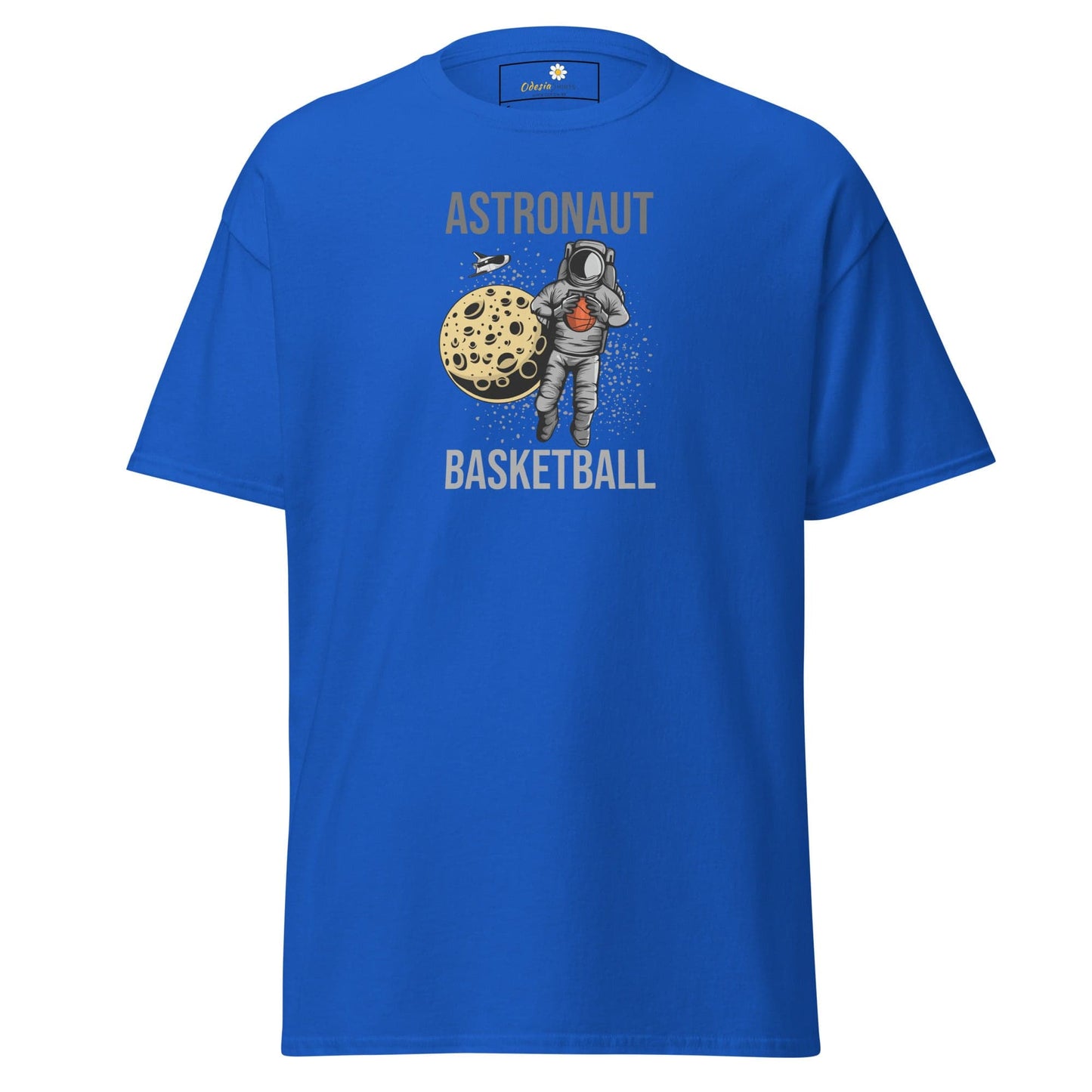Unisex classic t-shirt - ASTRONAUT BASKETBALL - REGULAR - Royal / S