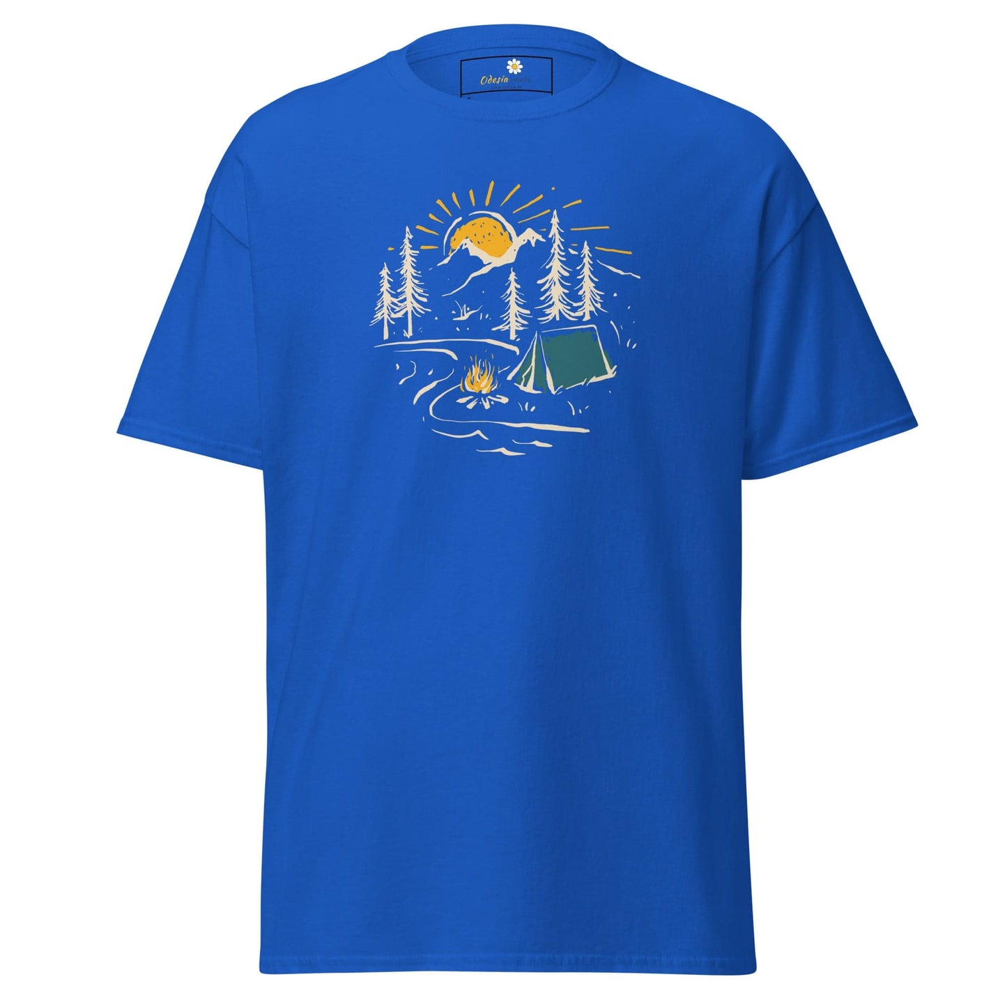 Unisex classic t-shirt - ADVENTURE CAMPFIRE CIRCLE - REGULAR - Royal / S