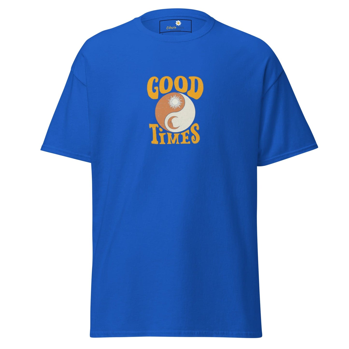 Unisex classic t-shirt - POSITIVE GOOD TIMES YIN YANG - REGULAR - Royal / S