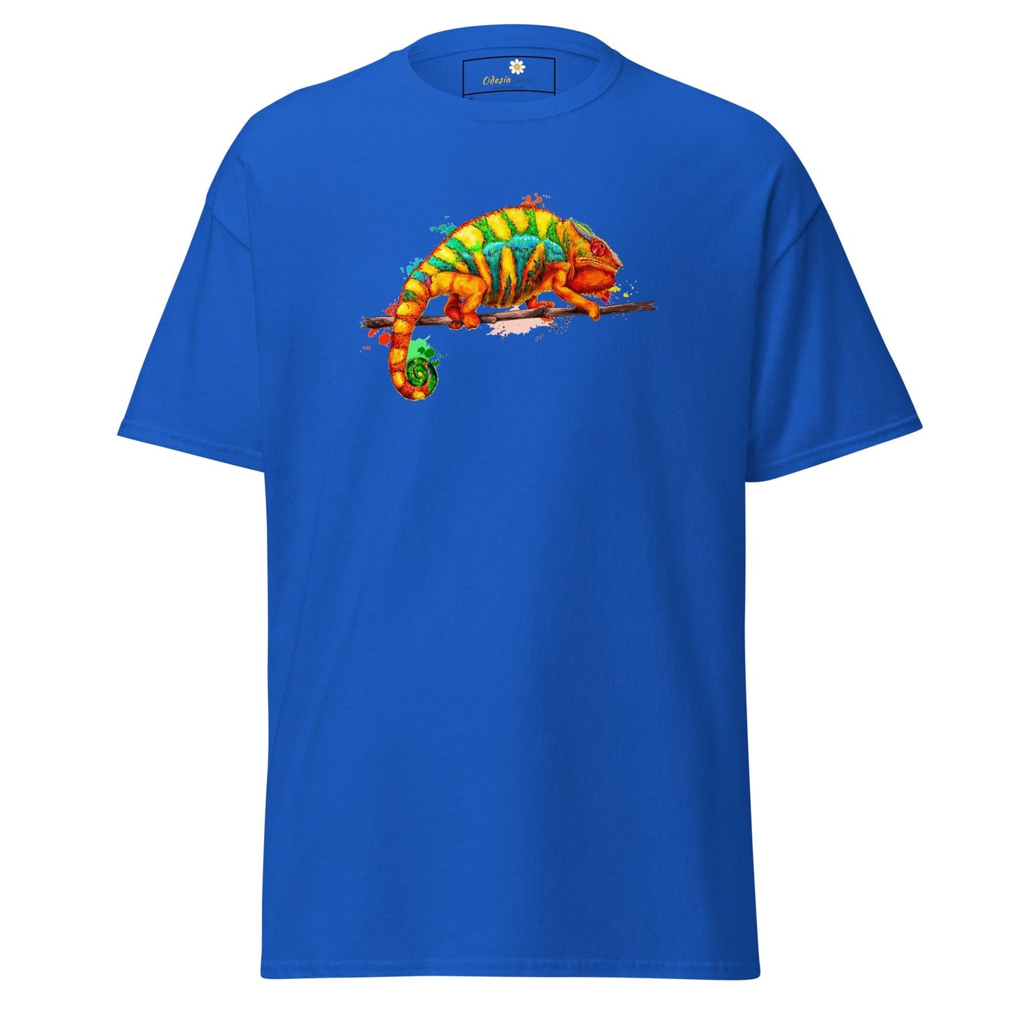 Unisex classic t-shirt - WILD LIFE CHAMELEON COLORS - REGULAR - Royal / S
