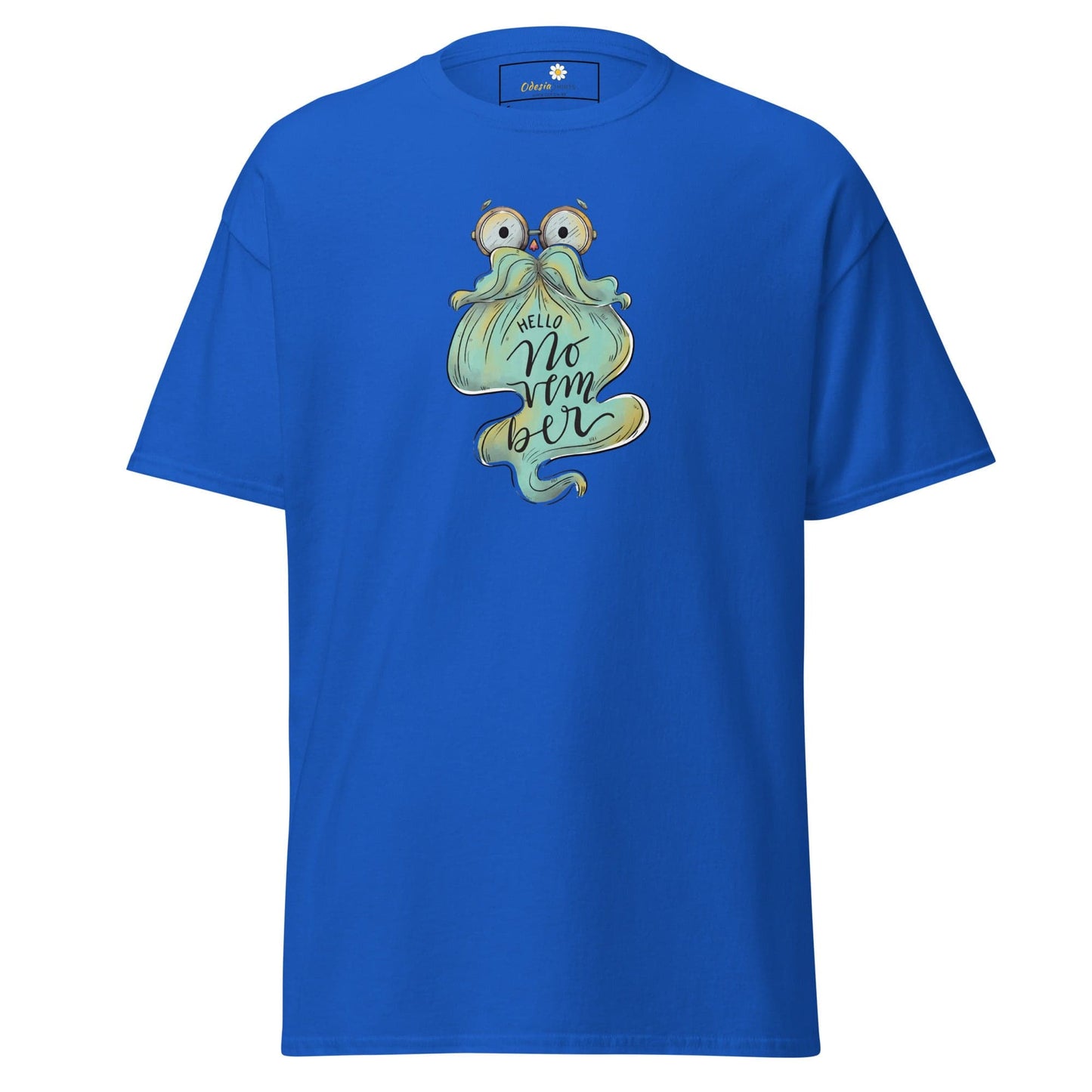 Unisex classic t-shirt - FUN HELLO NOVEMBER - REGULAR - Royal / S