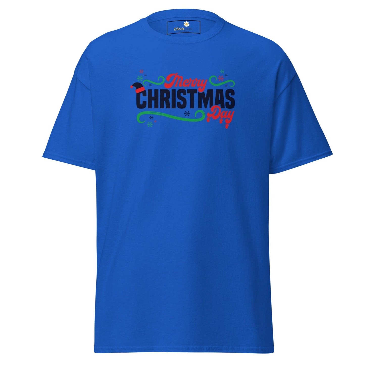 Unisex classic t-shirt - SEASONAL MERRY CHRISTMAS - REGULAR - Royal / S
