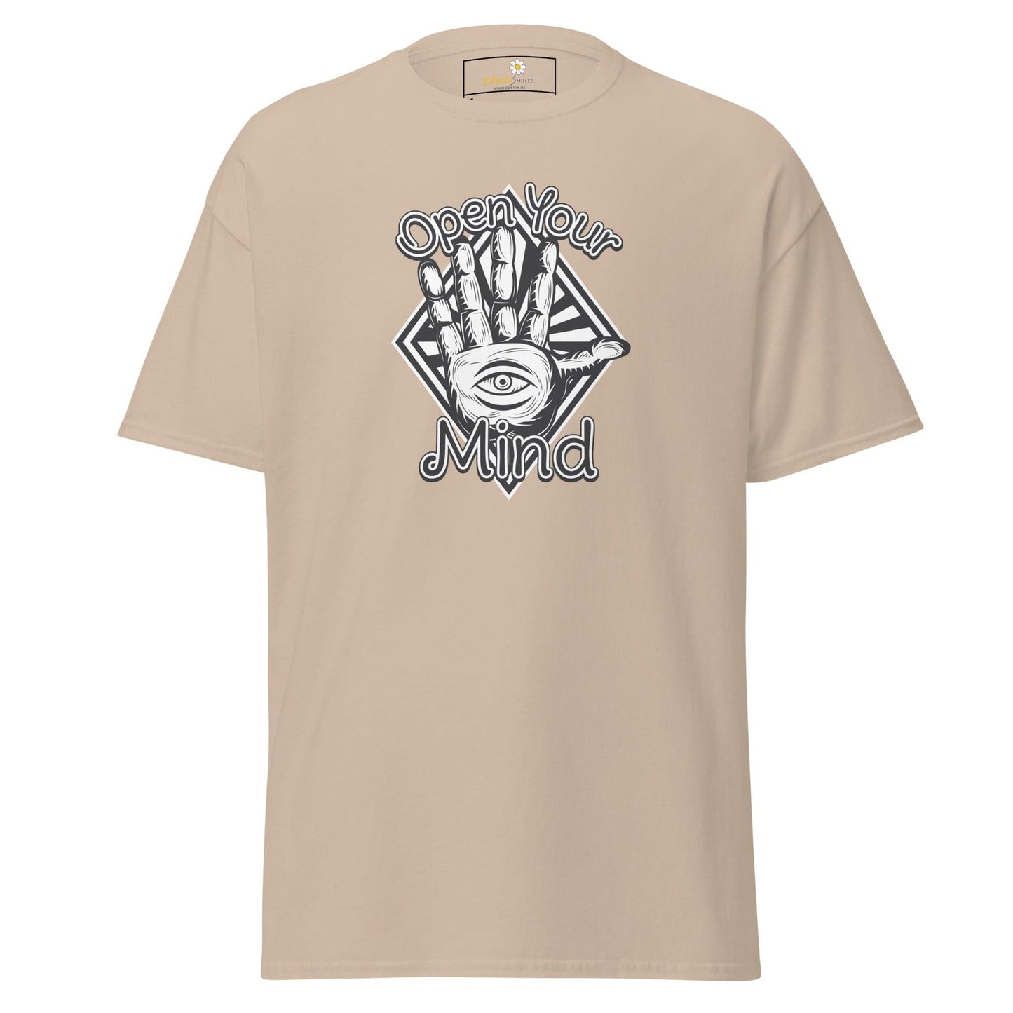 Unisex classic t-shirt - MYSTIC OPEN YOUR MIND - REGULAR - Sand / S