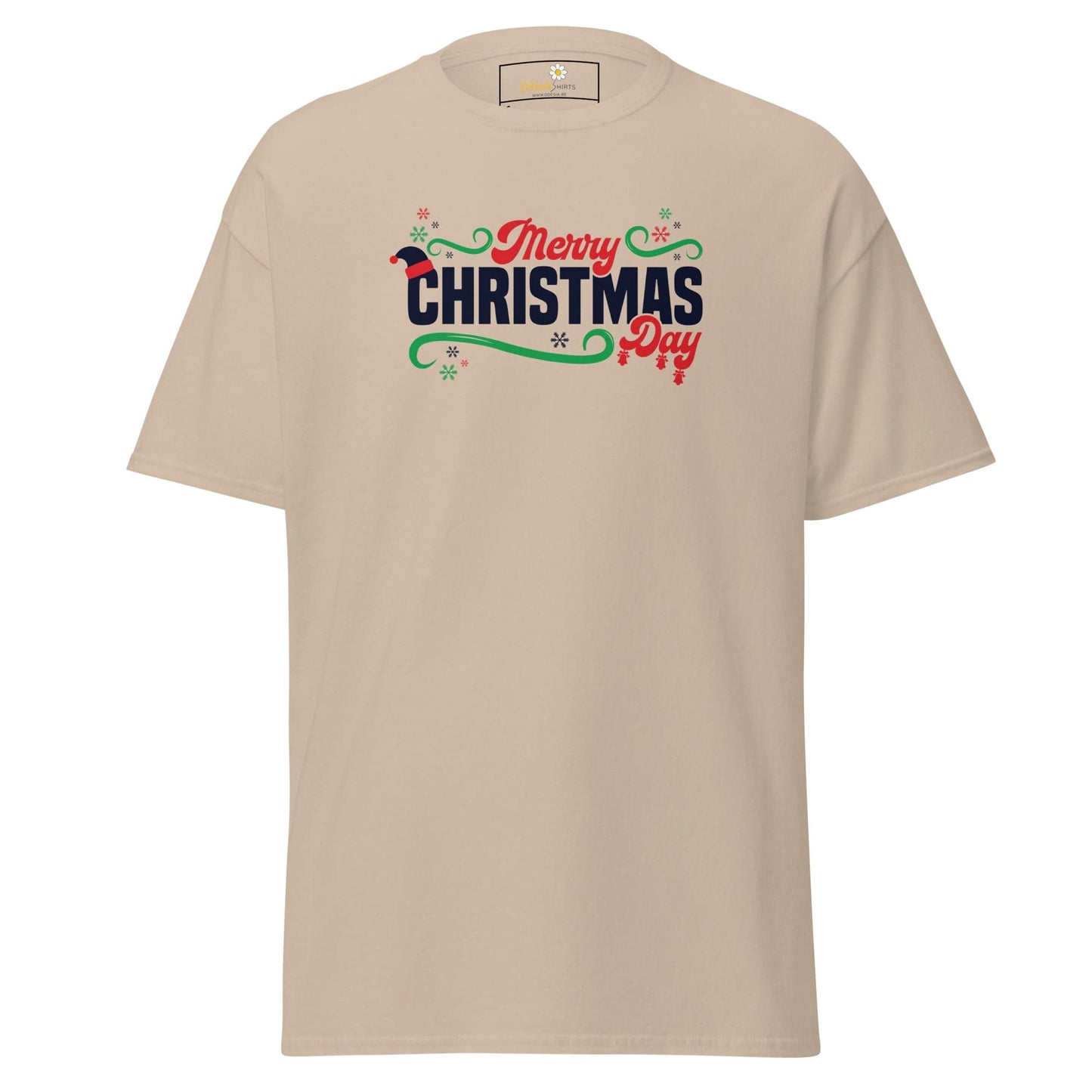Unisex classic t-shirt - SEASONAL MERRY CHRISTMAS - REGULAR - Sand / S