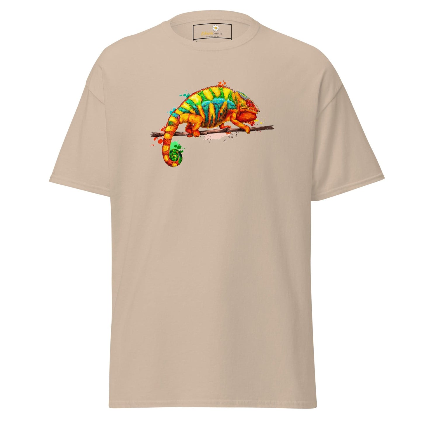 Unisex classic t-shirt - WILD LIFE CHAMELEON COLORS - REGULAR - Sand / S