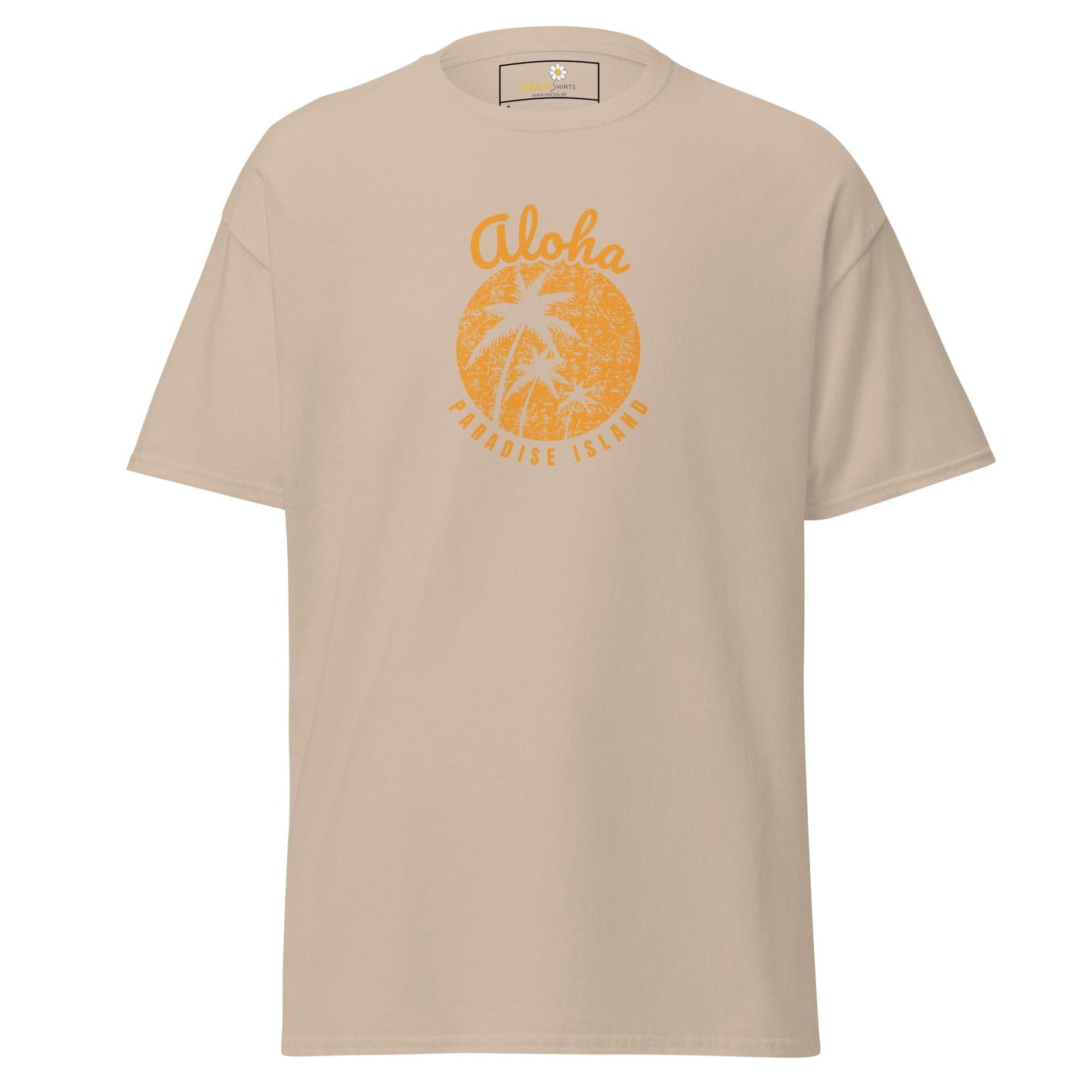 Unisex classic t-shirt - SUMMER COUNTRY PARADISE ISLAND - REGULAR - Sand / S