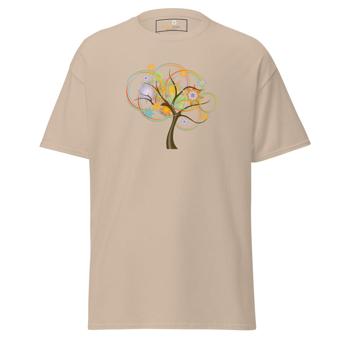 Unisex classic t-shirt - NATURE LIFE TREE - REGULAR - Sand / S