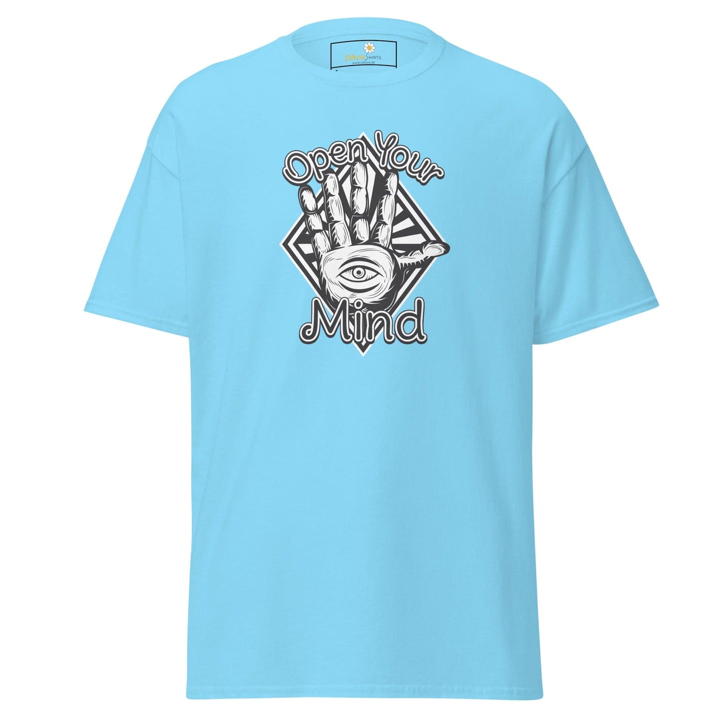 Unisex classic t-shirt - MYSTIC OPEN YOUR MIND - REGULAR - Sky / S