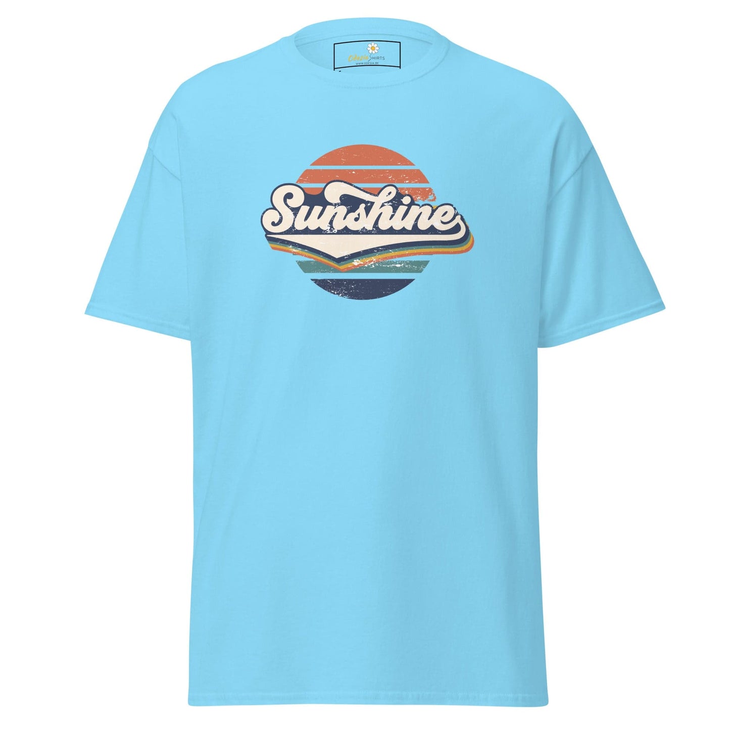 Unisex classic t-shirt - SUMMER SUNSHINE - REGULAR - Sky / S