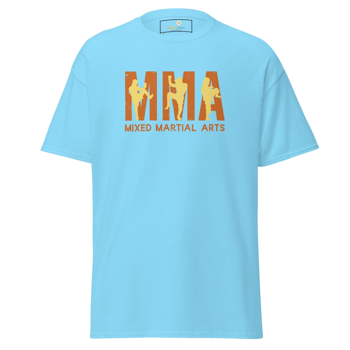 Unisex classic t-shirt - SPORT MMA MIXED MARTIAL - REGULAR - Sky / S