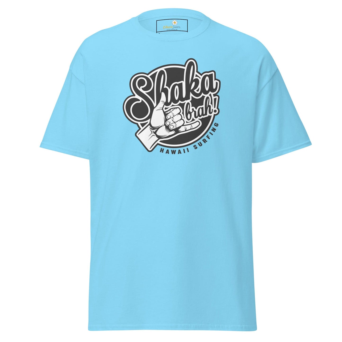 Unisex classic t-shirt - MYSTIC SHAKA BRAH - REGULAR - Sky / S