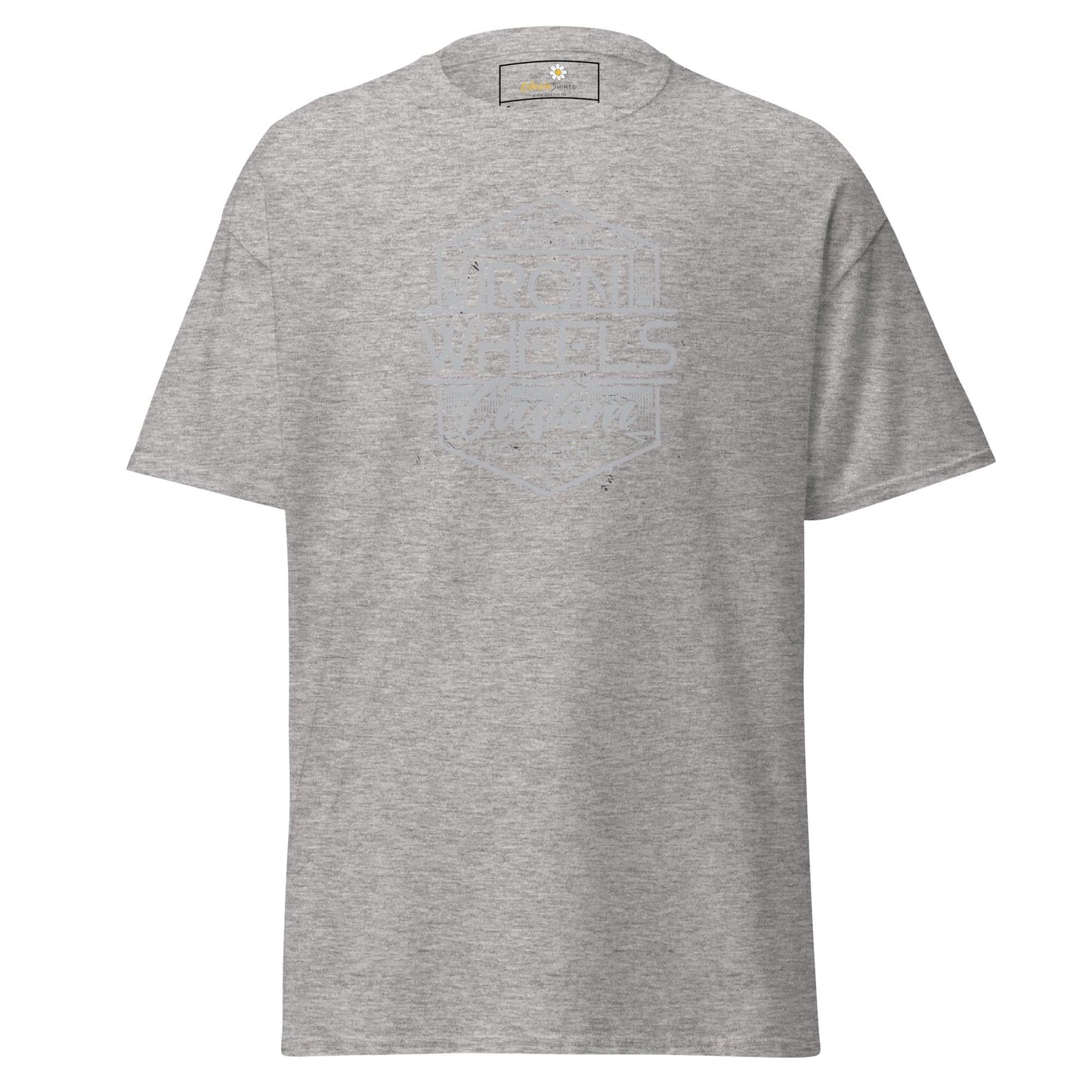 Unisex classic t-shirt - MISC IRON WHEELS - REGULAR - Sport Grey / S