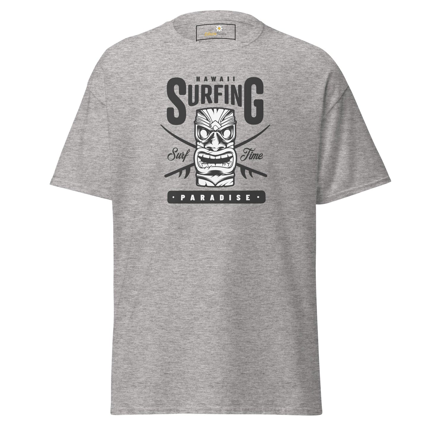 Unisex classic t-shirt - SUMMER HAWAI SURFING PARADISE - REGULAR - Sport Grey / S