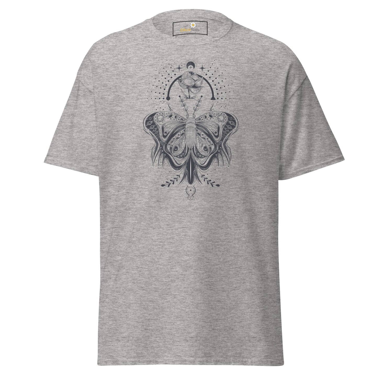 Unisex classic t-shirt - MYSTIC BUTTERFLY - REGULAR - Sport Grey / S