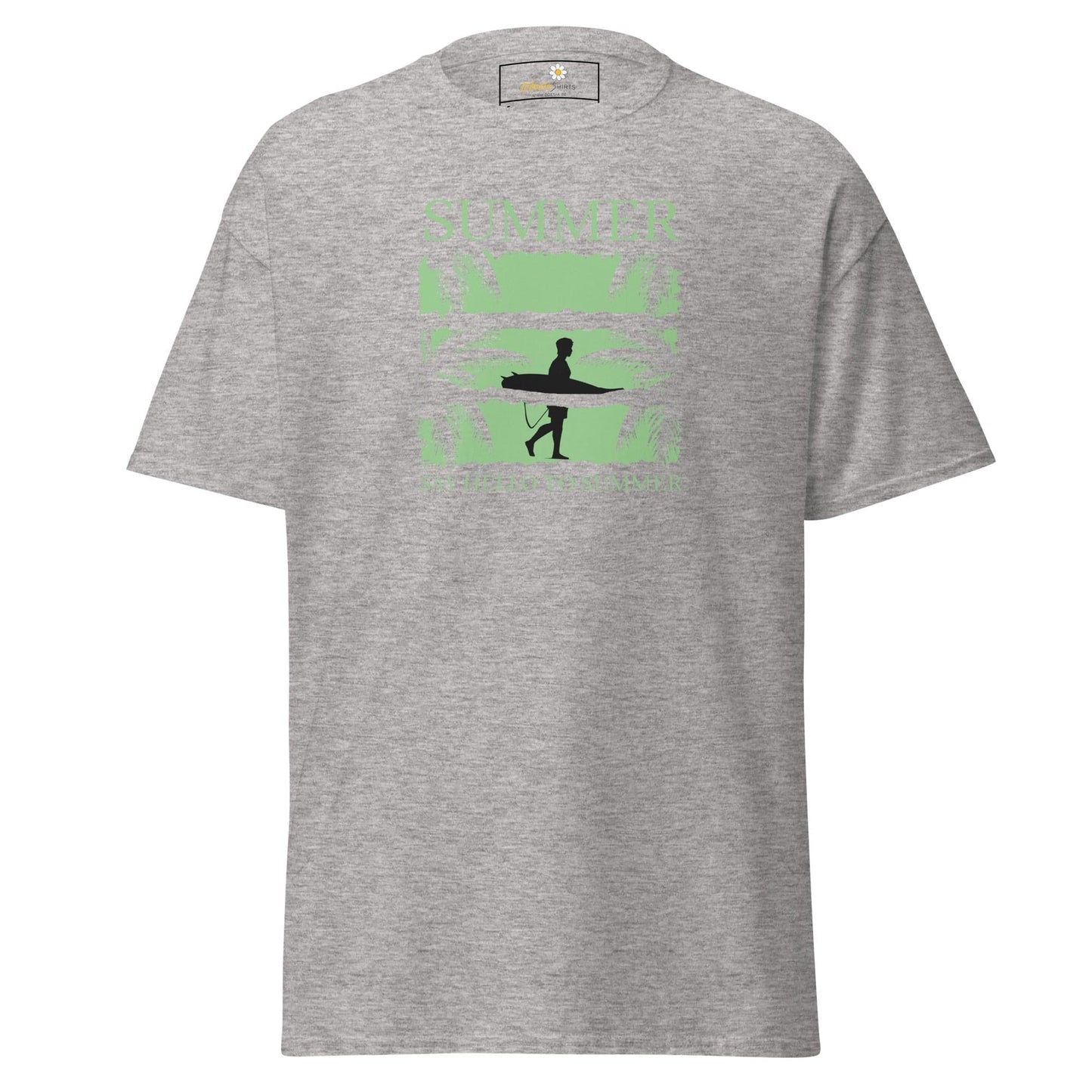 Unisex classic t-shirt - SUMMER SURFING CALIFORNIA - REGULAR - Sport Grey / S
