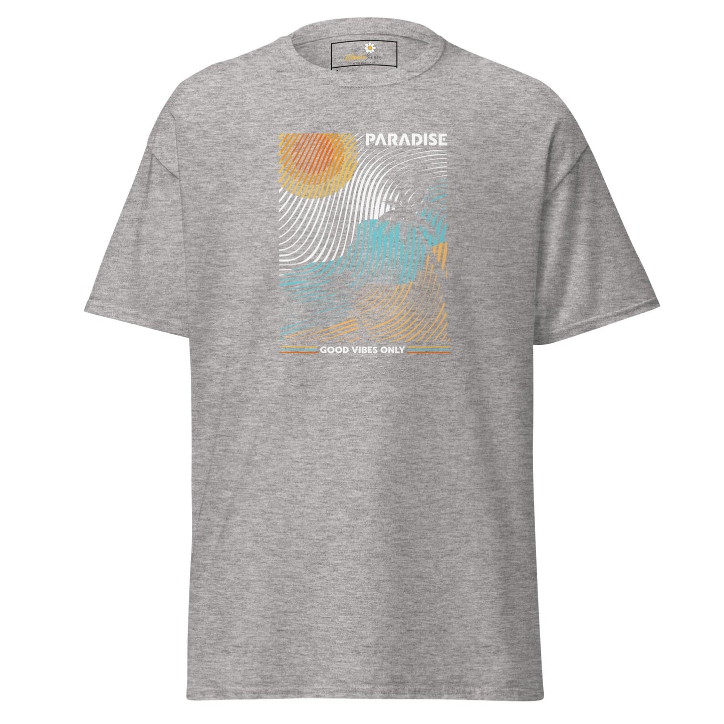 Unisex classic t-shirt - SUMMER PARADISE COLORFULL - REGULAR - Sport Grey / S