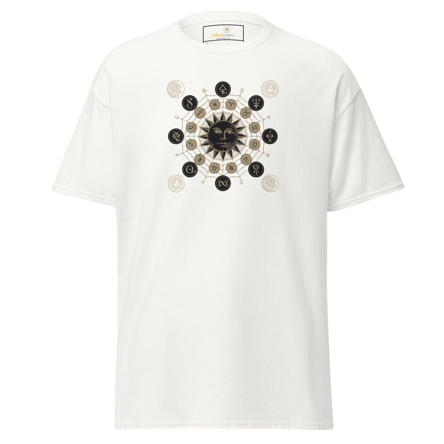 Unisex classic t-shirt - MYSTIC SUN MAGIC - REGULAR - White / S