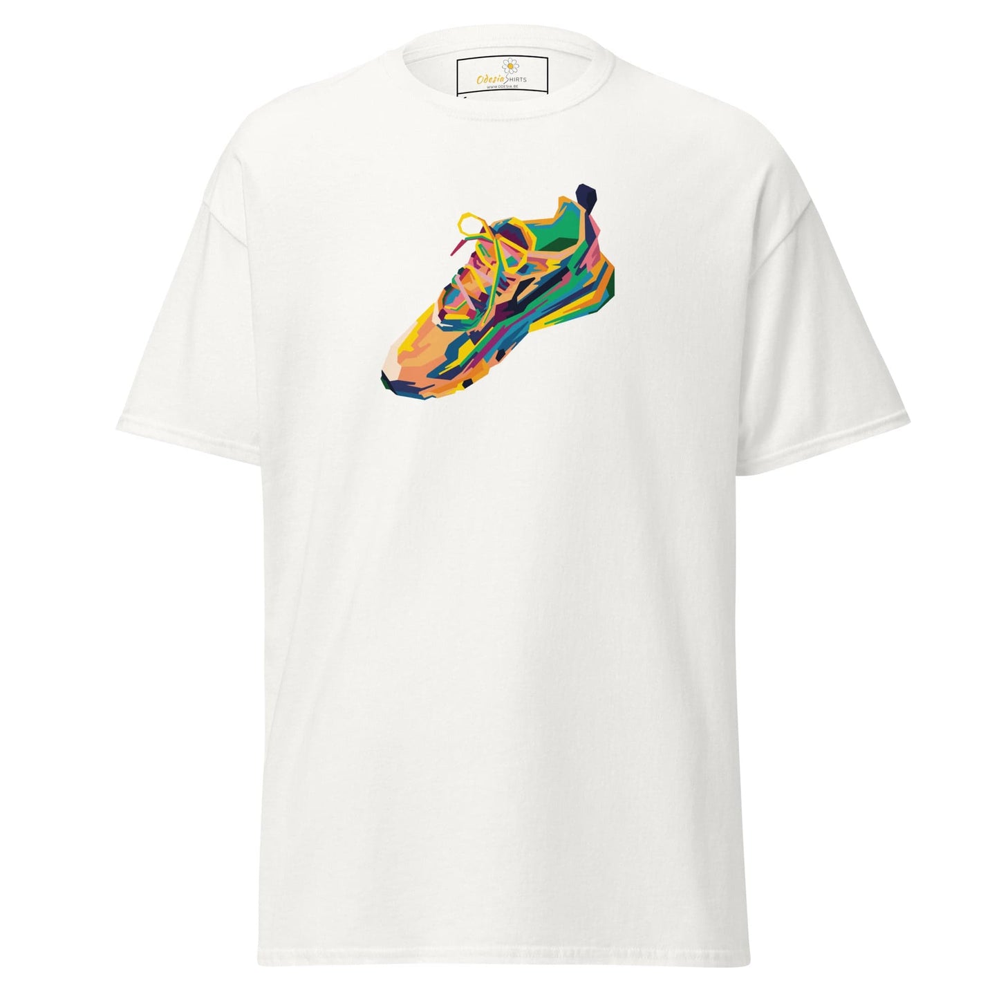 Unisex classic t-shirt - MISC SNEAKER SHOE - REGULAR - White / S