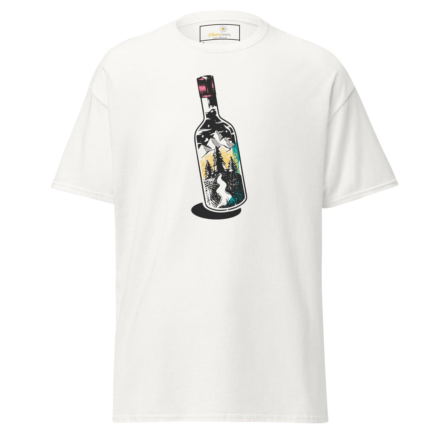 Unisex classic t-shirt - FANTASY LIGHT BOTTLE - REGULAR - White / S