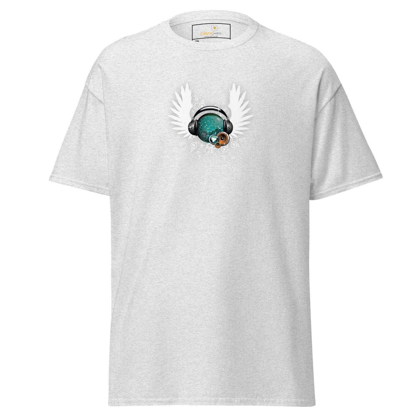 White T-shirt with pigeon graphic from T-SHIRT DESIGN TEE for Men and Women in 2XL to 5XL
