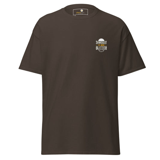 Brown T-shirt from T-SHIRT DESIGN TEE for Men and Women in sizes 2XL to 5XL