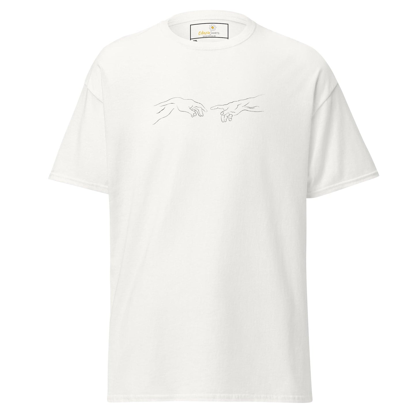 White T-shirt with hand design for Men and Women in 2XL to 5XL sizes
